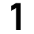 Black square with small white speck