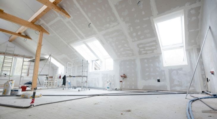 Attic Refinishing Home Renovations in Cary, NC.