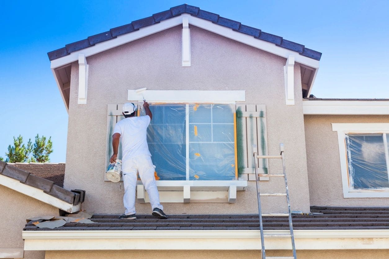 Exterior painting in Cary, NC.
