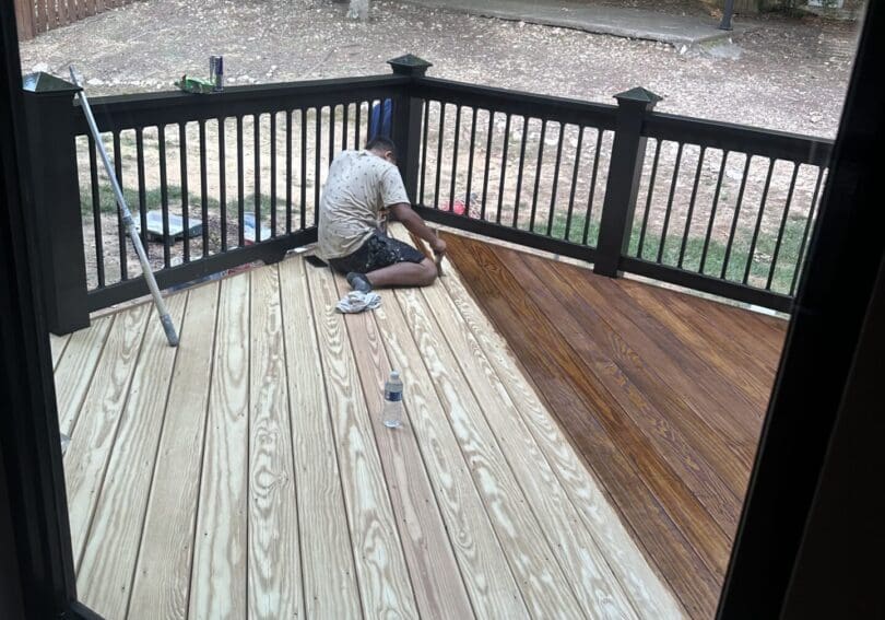 Painting Your Deck in Cary, NC